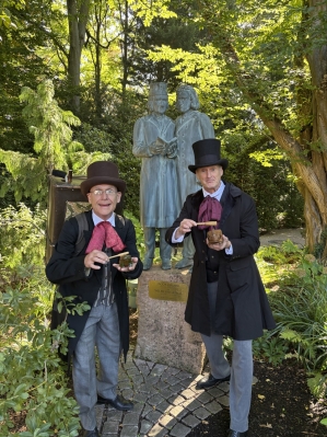 The Brothers Grimm during the Fairy Tale Days at Europa-Park