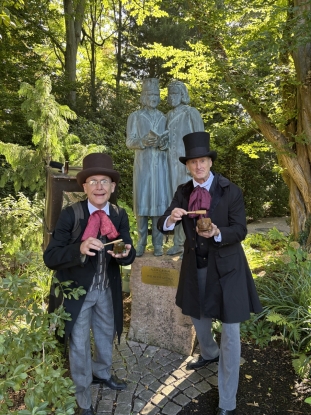 The Brothers Grimm during the Fairy Tale Days at Europa-Park