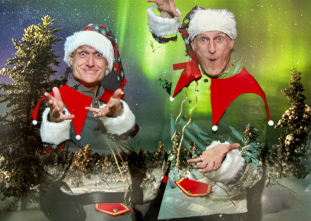 Weihnachtliche Wichtel verzaubern gekonnt und mit Witz Ihre Gäste.